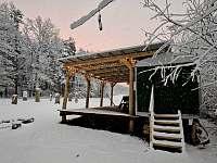 Silvestr na chatě Východní Čechy