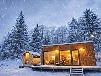 Silvestr na chatě Střední Čechy