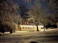 Silvestr na chatě Orlické hory